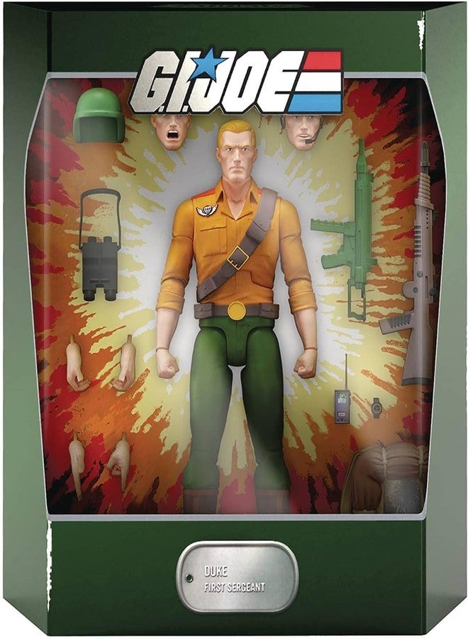 Super7 ULTIMATES! G.I. Joe Duke - 7" G.I. Joe Action Figure with Accessories Classic Cartoon Collectibles and Retro Toys - Image 2